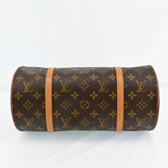 Authentic Louis Vuitton Monogram Papillon 30 Leather Brown Handbag bsj746-110825 - Picture 10 of 16